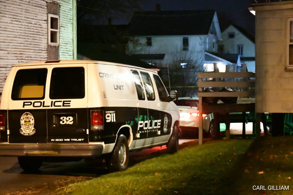 Minerva Ave Shooting Crime Lab Van