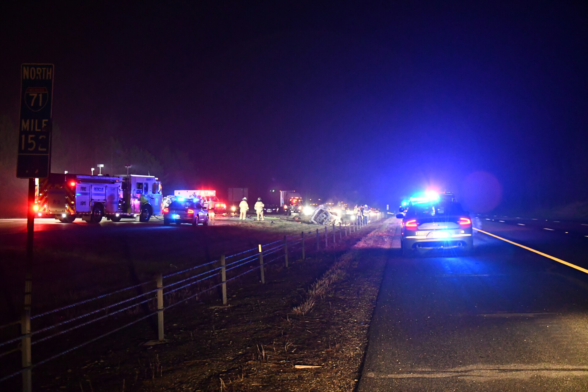 I71 South Fatality Accident Wrong way driver